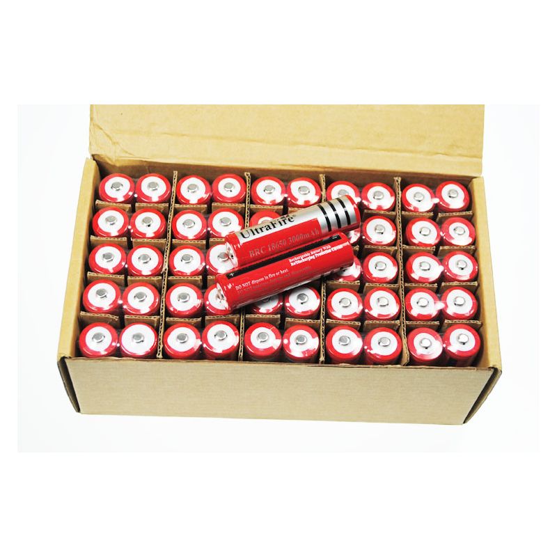 Batería recargable UltraFire BRC 18650 3000mAh 3.7V Li-Ion alta capacidad para dispositivos electrónicos