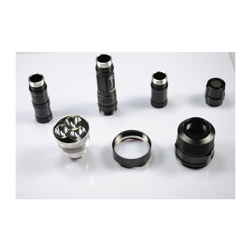 Linterna LED TrustFire TR-3T6 3800 lúmenes 5 modos Alto Medio SOS ideal camping emergencias emisores T6