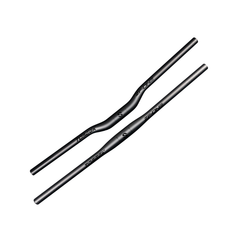 Manillar de bicicleta TOSEEK ZF-ONE MTB completo en fibra de carbono 31.8mm negro mate opción 580 a 760mm