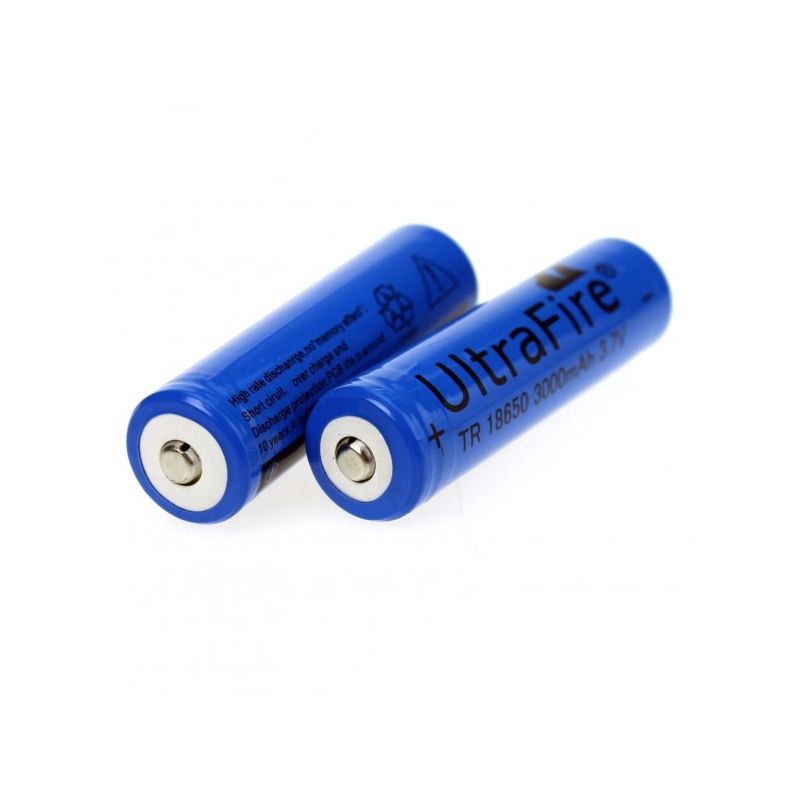 Descubre las baterías recargables UltraFire TR 3000mAh 18650 3.7V alta capacidad energía sostenible y recarga rápida