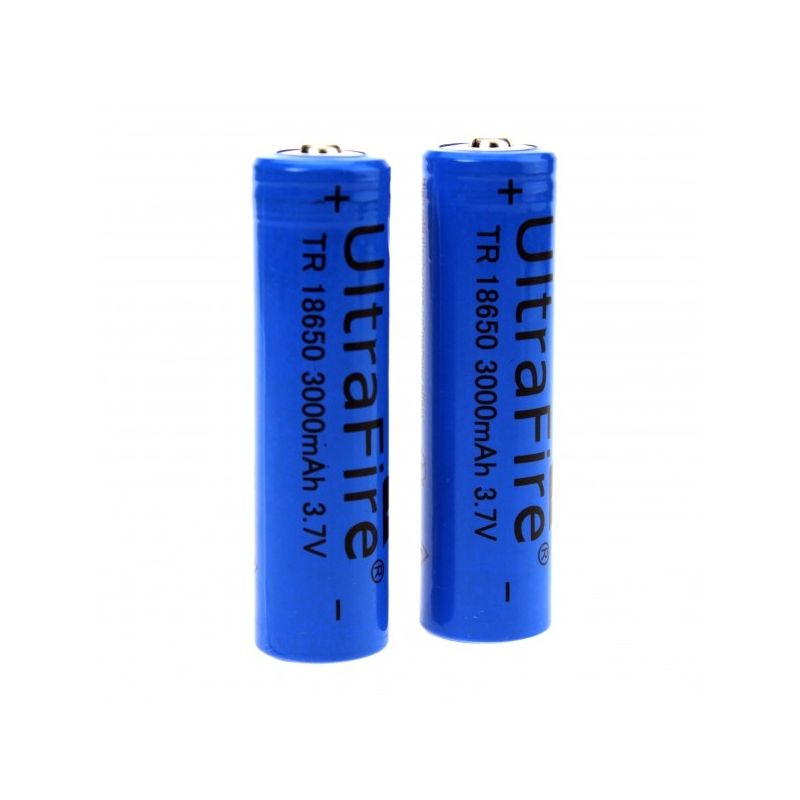 Descubre las baterías recargables UltraFire TR 3000mAh 18650 3.7V alta capacidad energía sostenible y recarga rápida