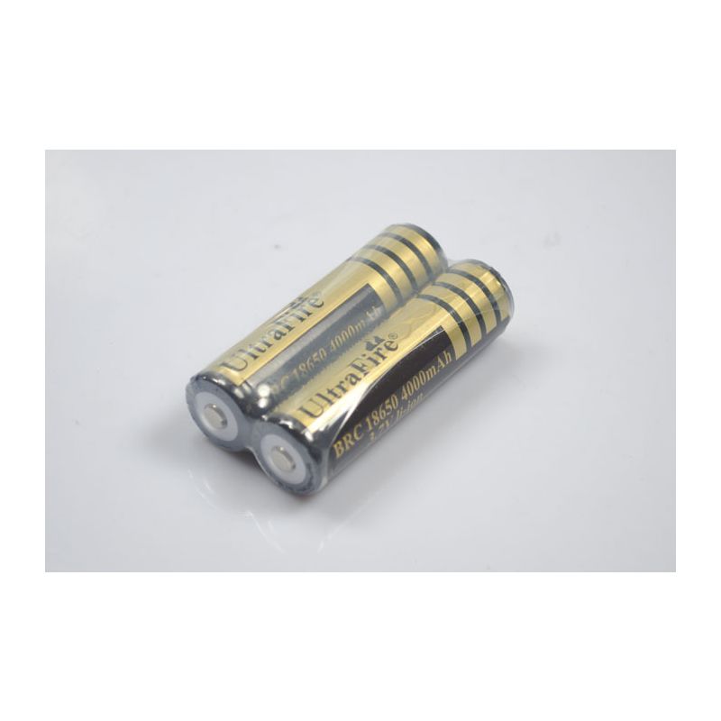 Batería UltraFire BRC 4000MAH 3.7V 18650 alta capacidad para linternas rendimiento fiable ecológica en promoción
