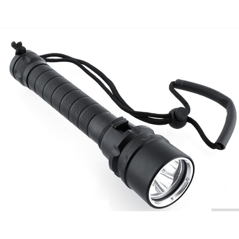 Linterna Subacuática UltraFire LED 6000lm Buceo 3x XML T6 Impermeable 100m Aleación de Aluminio Durable