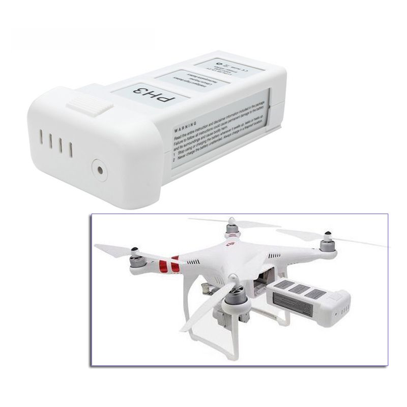 Batería DJI Phantom 3 4500mAh 15.2V LiPo 4S Alta Capacidad para Vuelo Inteligente y Fotografía Aérea Segura