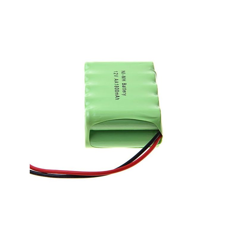 Batería recargable 12V AA 1800mAh Ni-MH con enchufe SM para juguetes y vehículos alta capacidad rendimiento eco