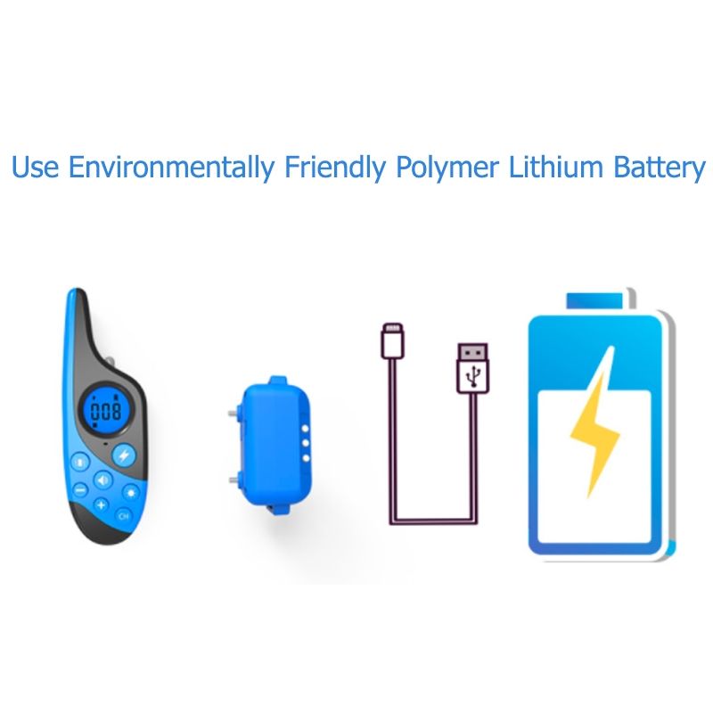 Collar de Entrenamiento para Perros 2021 con Control Remoto 500m y Pantalla LCD Resistente al Agua Recargable