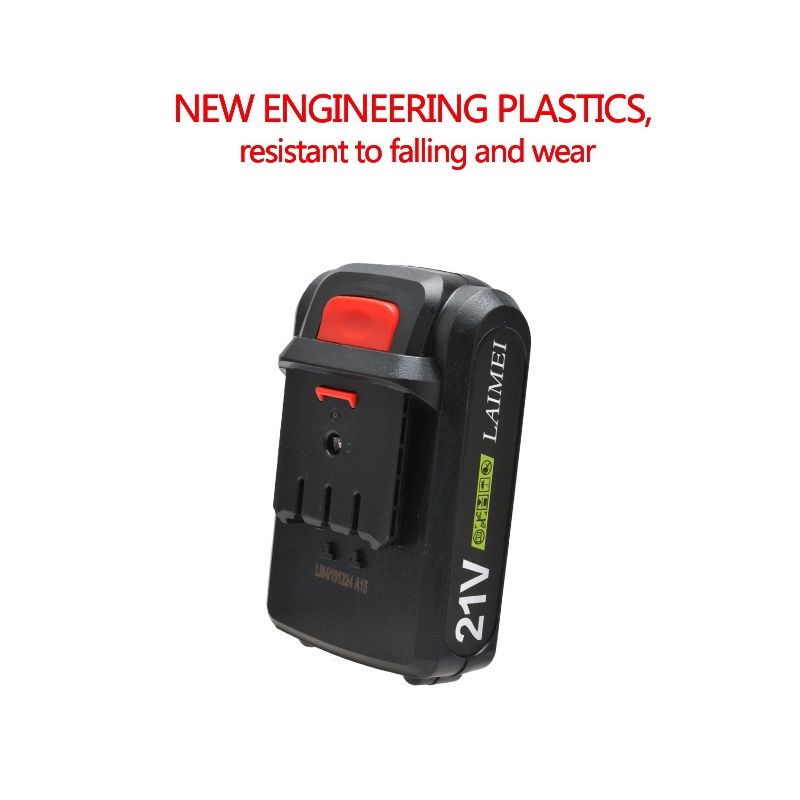 Batería de Litio 21V para taladros eléctricos y destornilladores inalámbricos ligera y recargable
