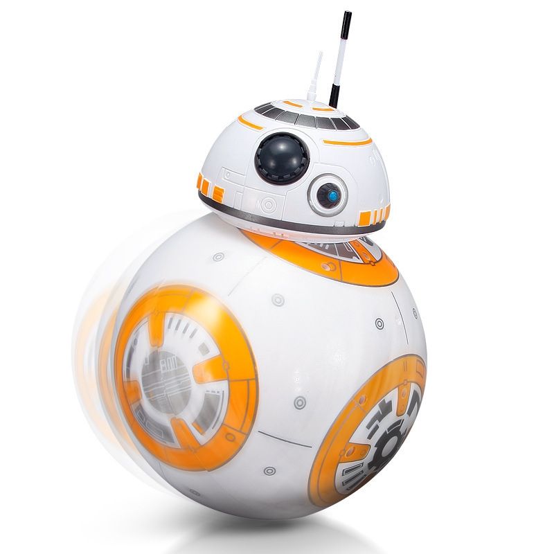 Nuevo RC robot BB-8 Star Wars de 205 cm con rotación 360° y suspensión magnética para diversión de niños