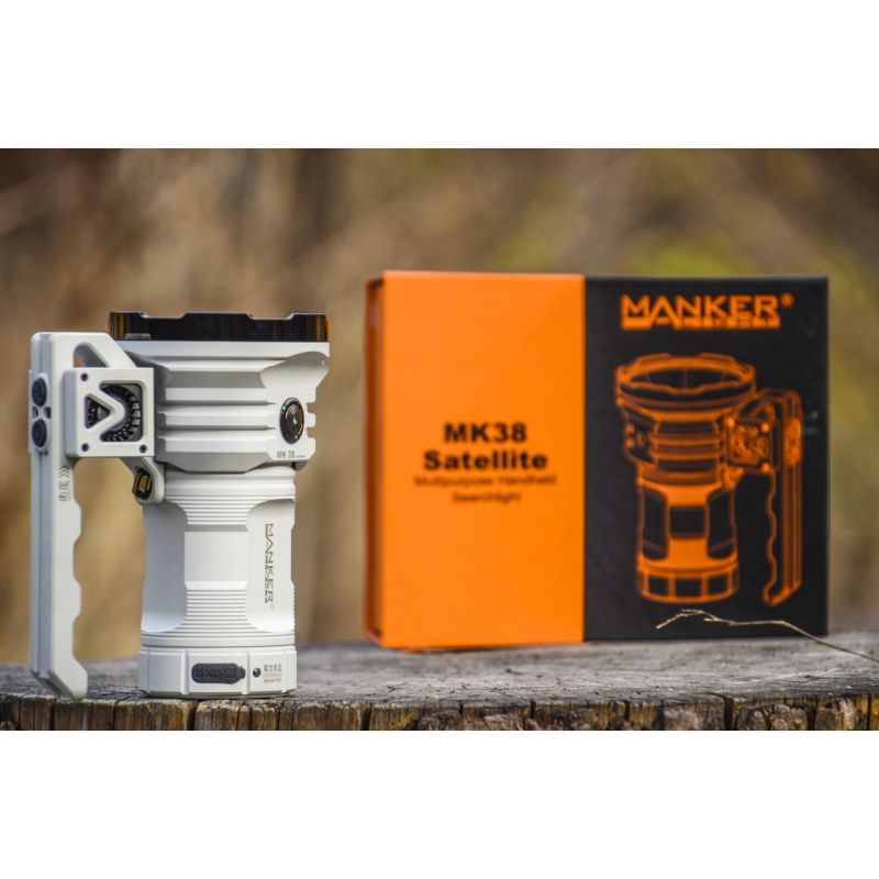 Manker MK38 Linterna LED 8x XHP70.2 41500 lúmenes Multiusos Óptica Digital Avanzada Iluminación Portátil