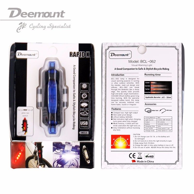 Luz trasera para bicicleta USB recargable con modos de flash dinámicos diseño elegante y mejora de visibilidad