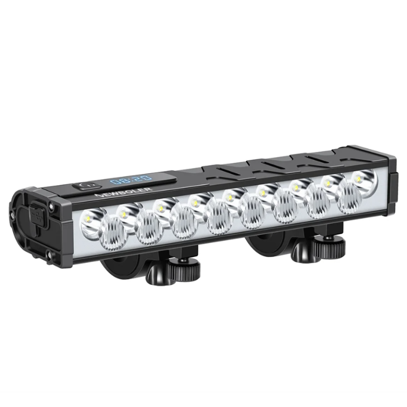 Luz delantera para bicicleta NITEBEAM 10000 lúmenes recargable 10000 mAh impermeable ideal montaña y carretera