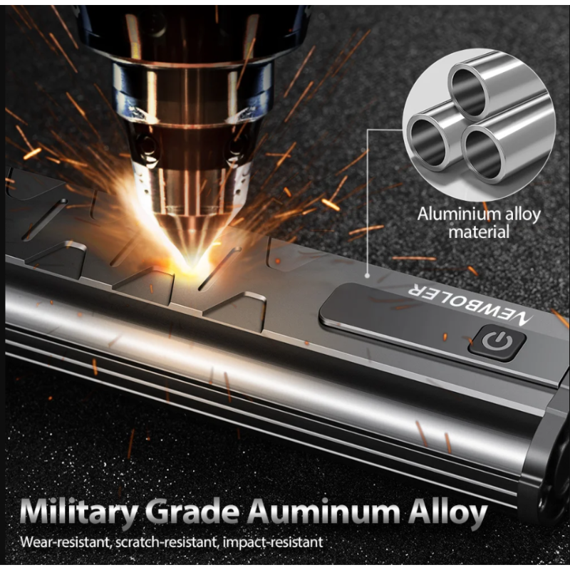 Luz delantera para bicicleta NITEBEAM 10000 lúmenes recargable 10000 mAh impermeable ideal montaña y carretera