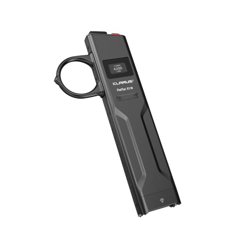 Klarus X1 FlatTac 4200LM EDC Ultradelgada Linterna Táctica Acero Inoxidable USB-C Recargable 2 Años Garantía