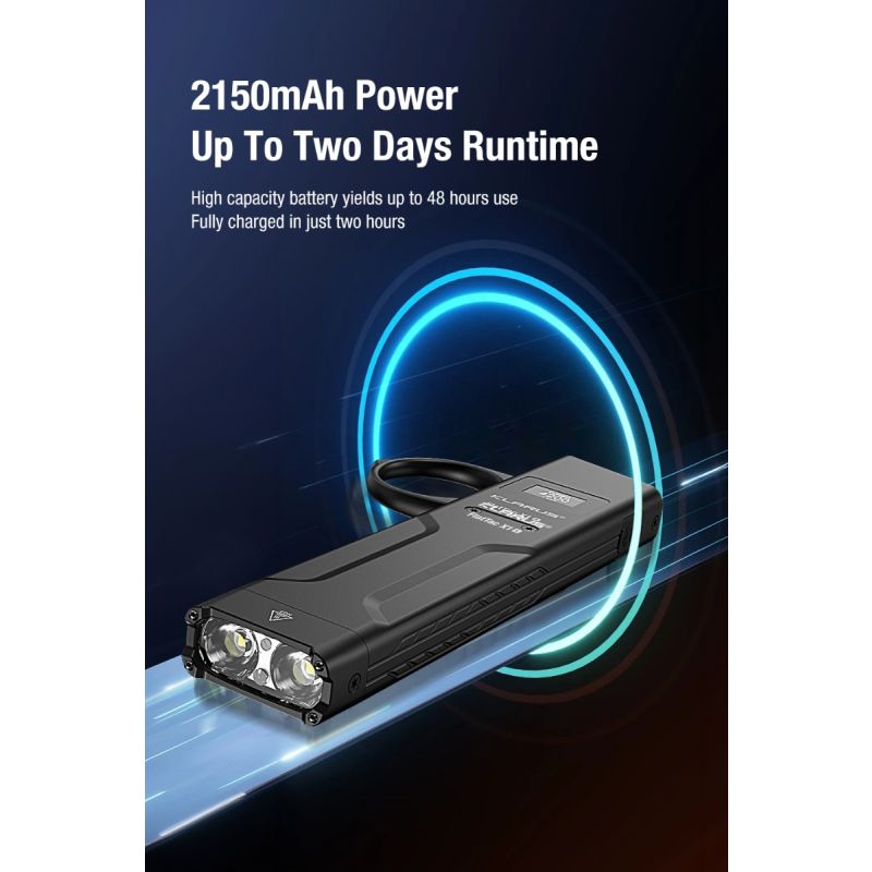 Klarus X1 FlatTac 4200LM EDC Ultradelgada Linterna Táctica Acero Inoxidable USB-C Recargable 2 Años Garantía