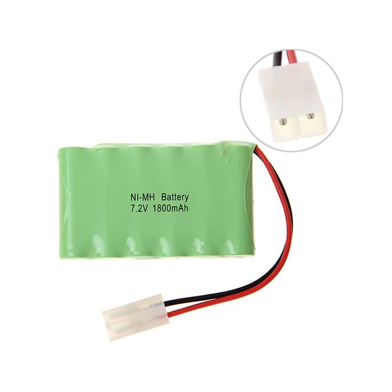 Batería recargable Ni-MH 6 AA 7.2V 1800mAh
