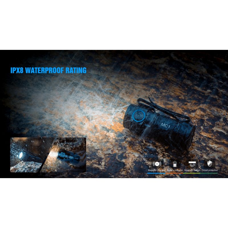 TrustFire MC1 Baton XP-L HI linterna LED compacta 1000 lúmenes mini EDC carga magnética luz de uso diario