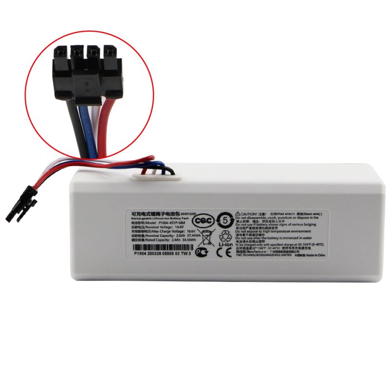 Batería Original de Robot 1C P1904-4S1P-MM para Aspiradora Xiaomi Mijia Mi Alta Capacidad Limpieza del Hogar