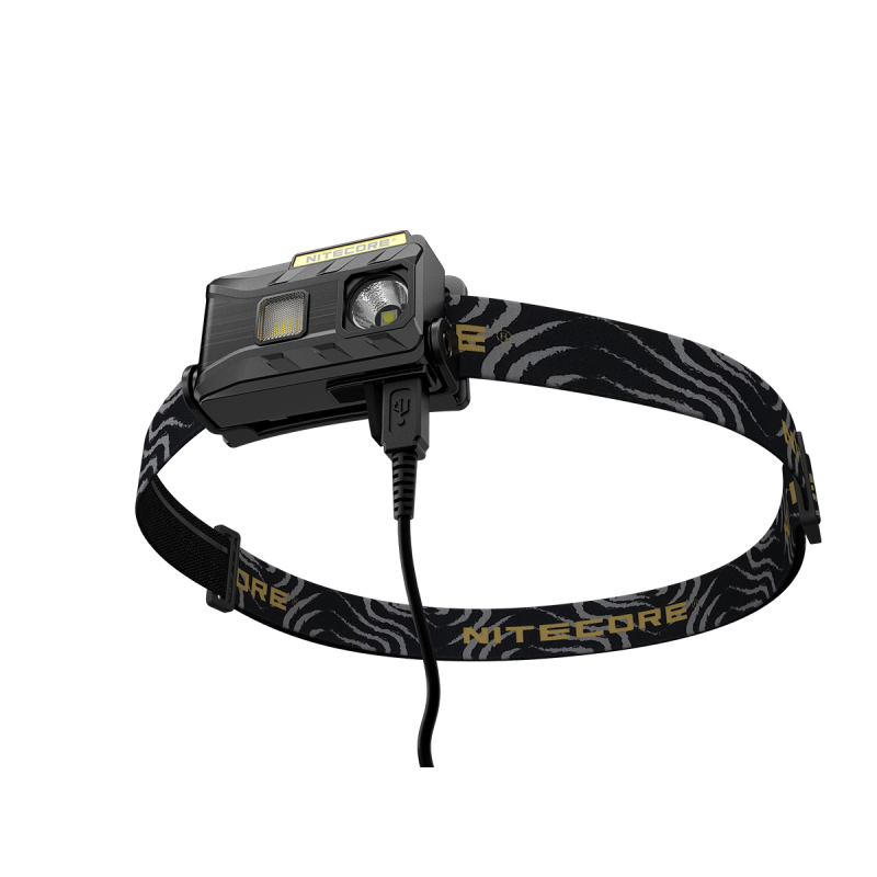 Descubre Nitecore NU25 Faro XP-G2 S3 LED de 360 lúmenes recargable ideal para iluminación exterior y camping