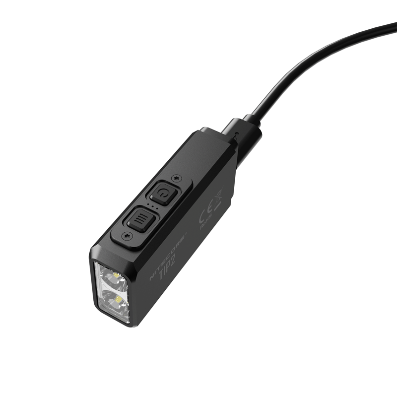 Linterna de llavero NITECORE TIP2 LED 720 lúmenes diseño compacto recargable USB para uso diario y emergencias