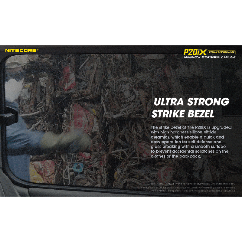 Linterna táctica Nitecore P20IX LED 4 x XP-L2 V6 4000 lúmenes recargable con USB-C modo estroboscópico ideal camping
