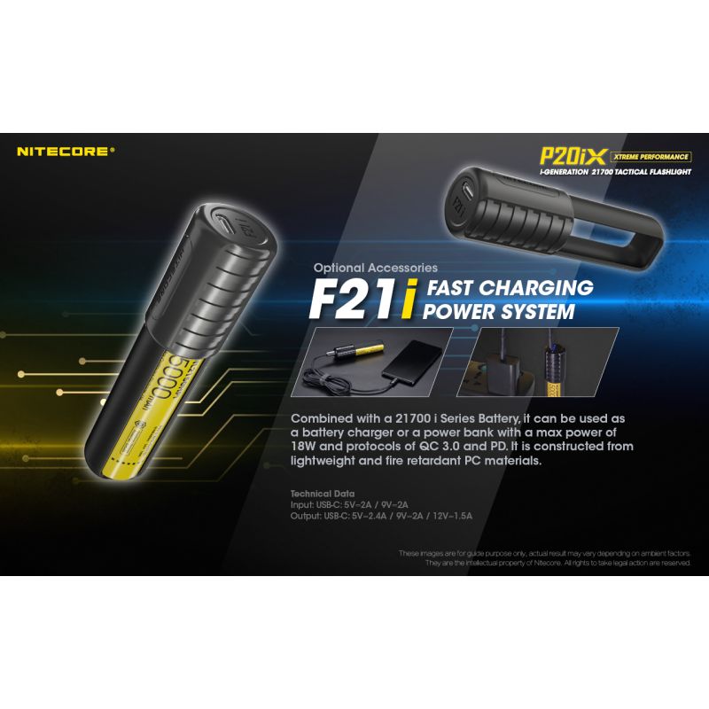 Linterna táctica Nitecore P20IX LED 4 x XP-L2 V6 4000 lúmenes recargable con USB-C modo estroboscópico ideal camping