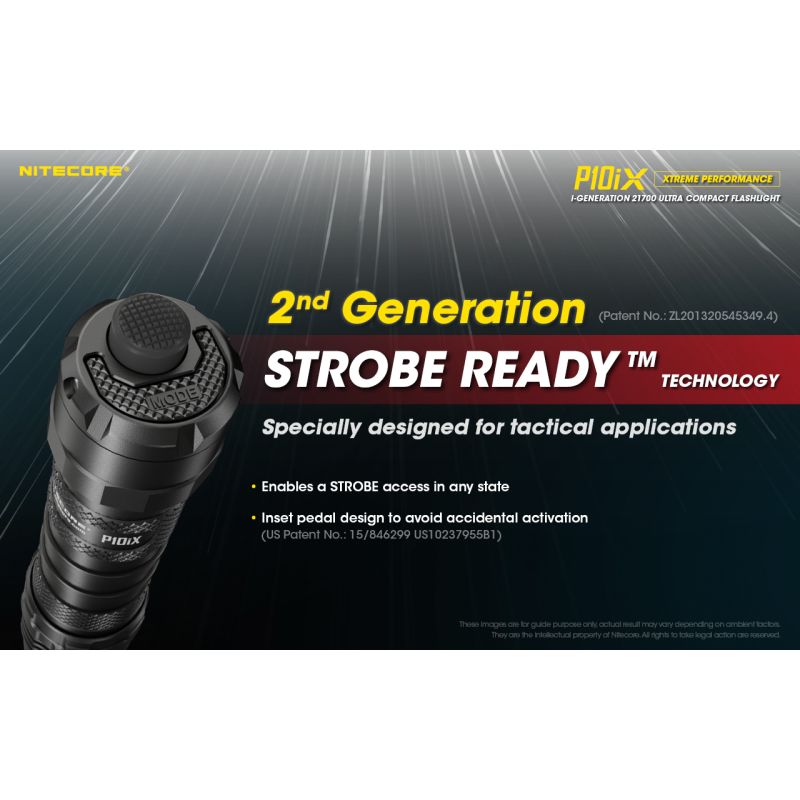 Linterna táctica Nitecore P10iX 4000 lúmenes potente para exteriores con 158 metros de alcance y alta durabilidad