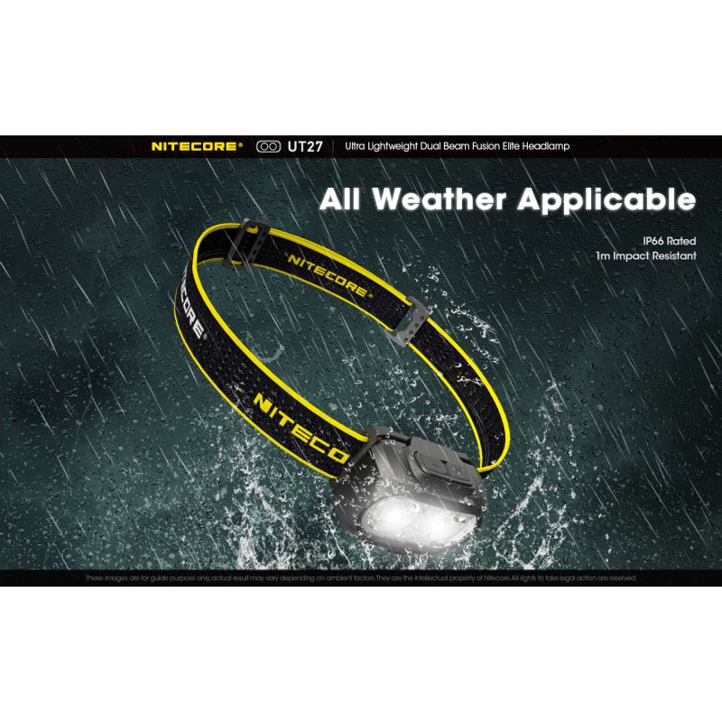 Nitecore UT27 Faro LED Compacto 520 Lúmenes Potente Iluminación Versátil Ideal Aventuras Nocturnas y Senderismo