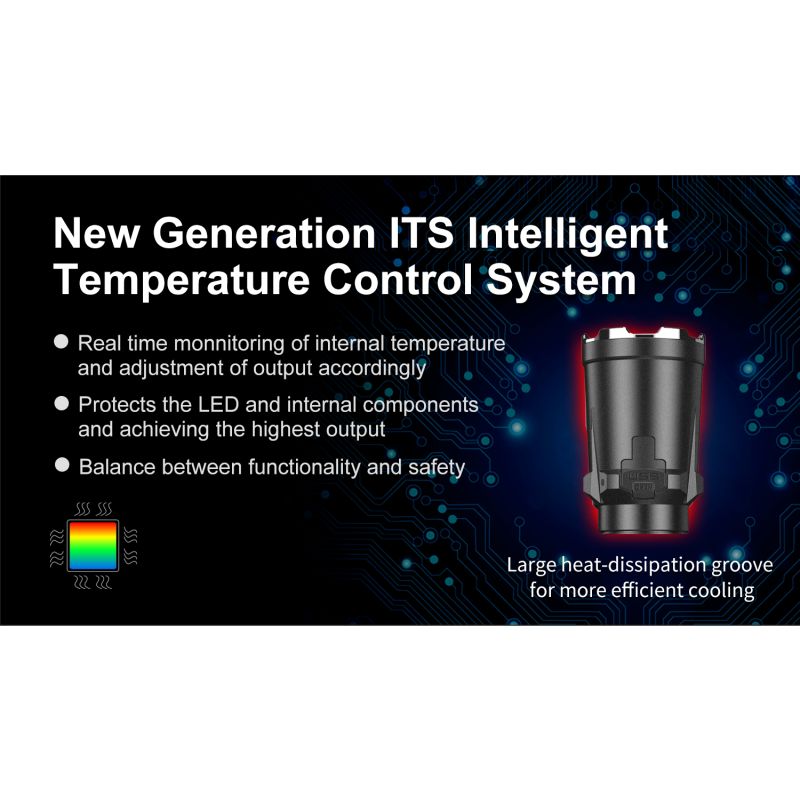 Klarus XT11GT PRO V2.0 Linterna Recargable USB-C 3300 Lúmenes Diseño Duradero para Entusiastas del Aire Libre