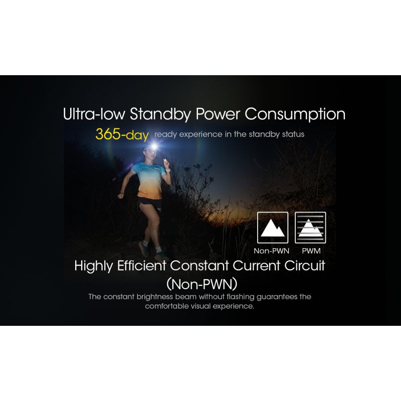 Linterna Frontal Recargable NITECORE NU43 para Camping Luz Blanca y Roja 1400 Lúmenes y Batería 3400mAh