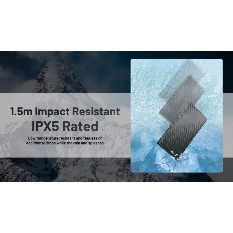 Nitecore Summit 10000 Power Bank -40°C, Batería Externa Carga Rápida, Ligera y Compacta para Senderismo/Camping