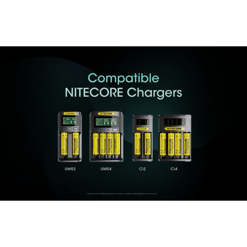 Nitecore 18650 NL1836 3600mAh Batería Recargable Li-ion | Alta Capacidad, 3.6V para Linternas