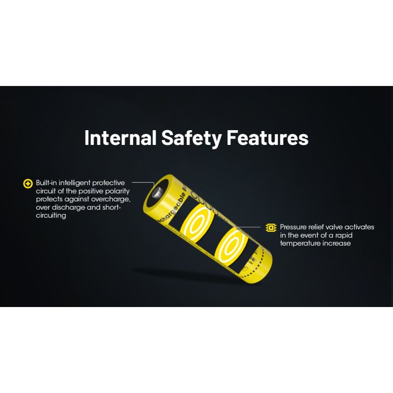 Batería Recargable Nitecore NL2160HP 6000mAh USB-C Alta Capacidad para Fotografía y Acampada Portátil Durable