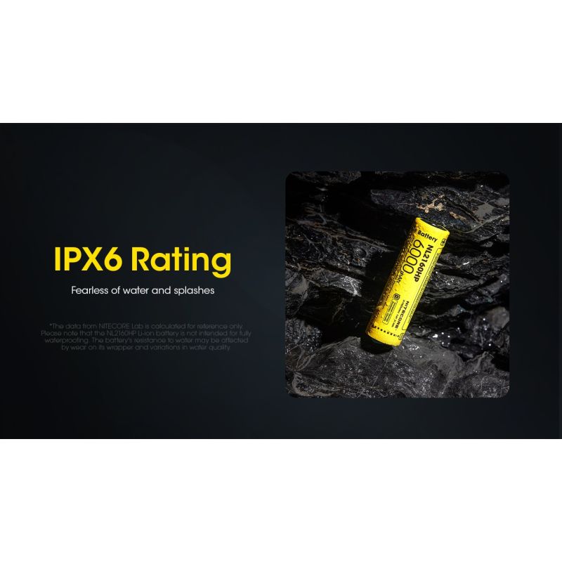 Batería Recargable Nitecore NL2160HP 6000mAh USB-C Alta Capacidad para Fotografía y Acampada Portátil Durable