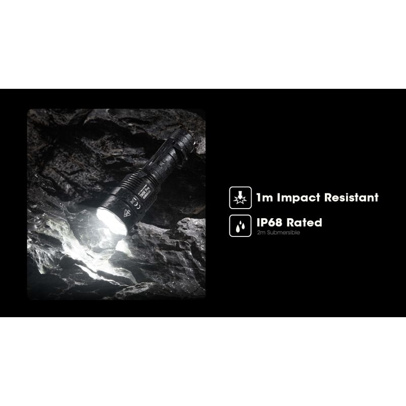 Linterna Nitecore TM9K PRO 9900 lúmenes con carga USB-C y distancia de haz 510m linterna de alto rendimiento