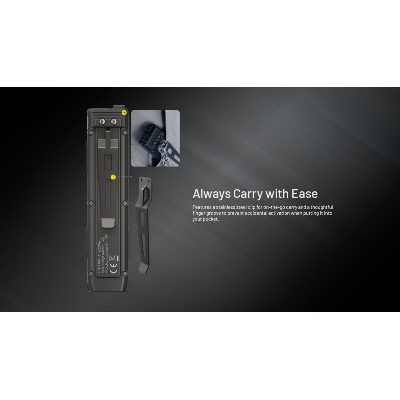 Linterna compacta NITECORE EDC27 UHi 3100 lúmenes USB-C potente herramienta aventureros linterna recargable