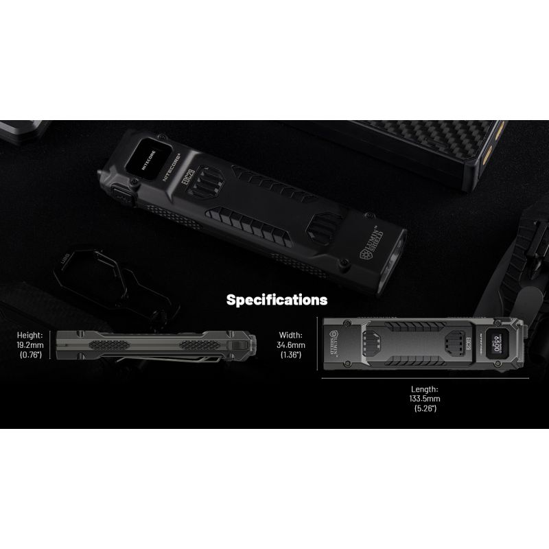 Linterna recargable USB-C NITECORE EDC29 6500 lúmenes LEDs UHi 20 MAX alta luminosidad para aventuras y urbano