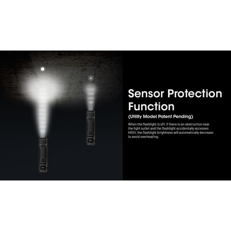 Linterna recargable USB-C NITECORE EDC29 6500 lúmenes LEDs UHi 20 MAX alta luminosidad para aventuras y urbano