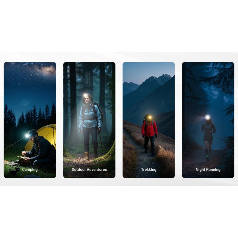 NITECORE NU25 MCT UL linterna frontal mejorada de 400 lúmenes recargable USB-C para aventuras al aire libre