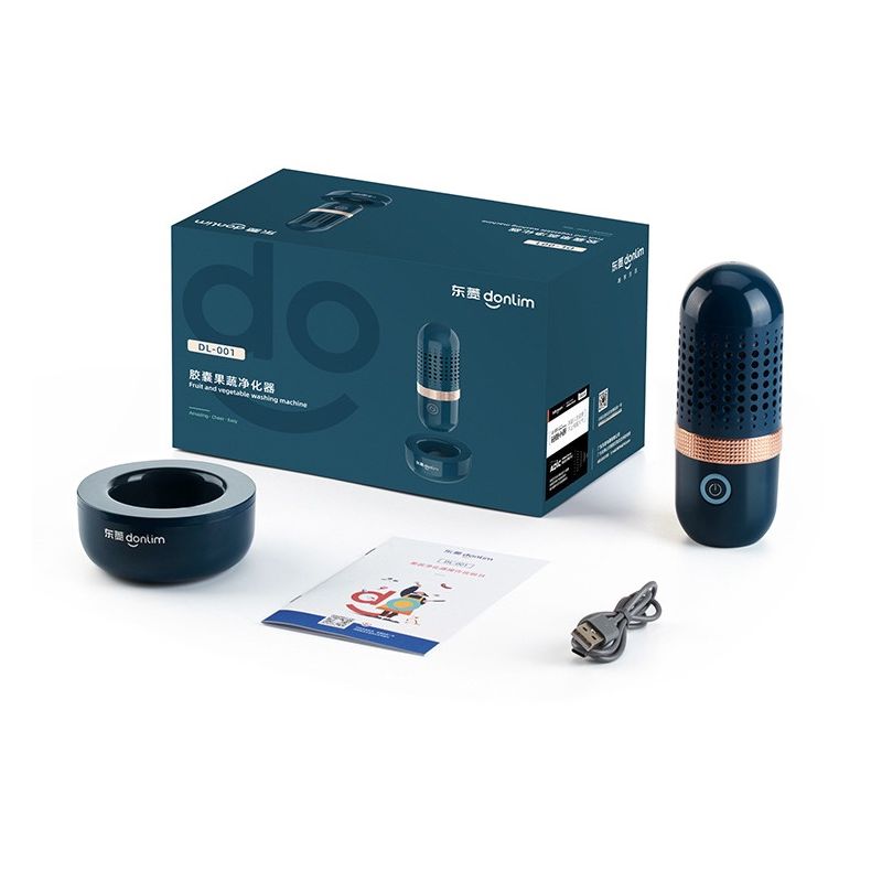 Donlim Desinfectante Verduras Máquina lavavajillas portátil para sanitizar y eliminación de pesticidas