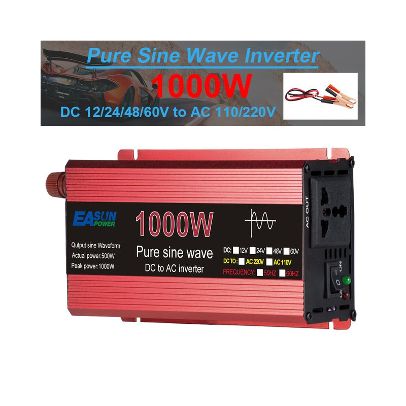 Inversor Solar de Onda Sinusoidal Pura 3000W CC 12V CA 220V Eficiencia y Estabilidad para Energía Renovable