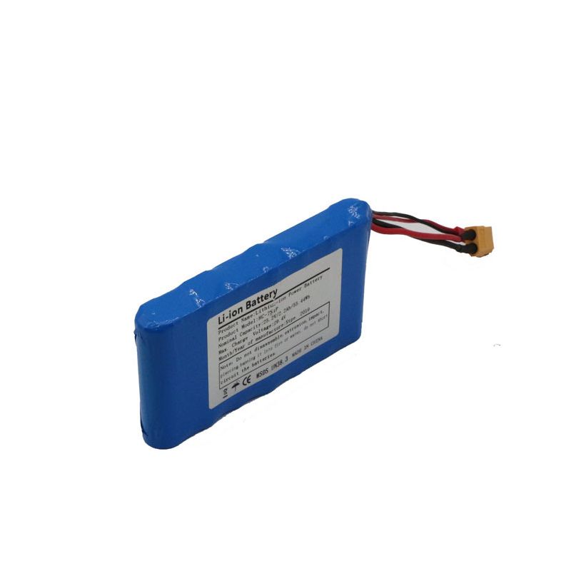 Batería de iones de litio 25,2V 5C ligera para monopatín de cuatro ruedas alto rendimiento y características de seguridad