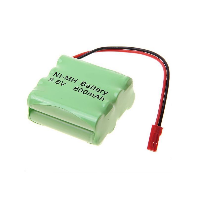 8 Baterías Recargables Ni-MH AAA 9.6V 800mAh, Alta Capacidad para Juguetes y Electrónica, Medio Ambiente