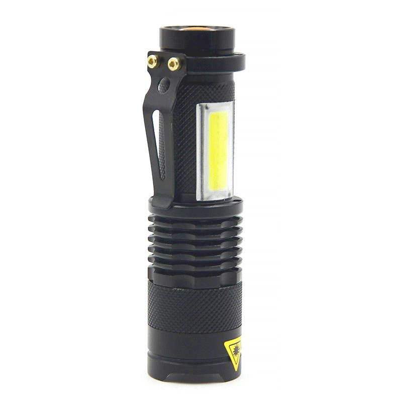Linterna SK68 Mini LED XML-Q5 COB Portátil Compacta Potente 3 Modos Alta Durabilidad para Aventureros y Uso Diario