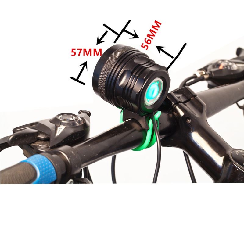 Luz Bicicleta XHP70 Faro LED 3500 Lúmenes Ciclismo Nocturno Alta Luminosidad Incluye Batería y Cargador