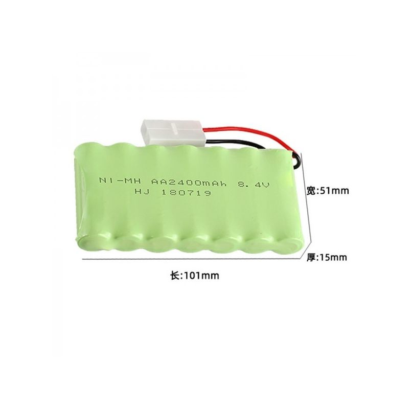 Batería Recargable Ni-MH AA 8.4V 1800mAh Alta Capacidad para RC | Larga Duración y Potente