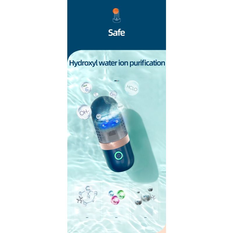 Donlim Desinfectante Verduras Máquina lavavajillas portátil para sanitizar y eliminación de pesticidas