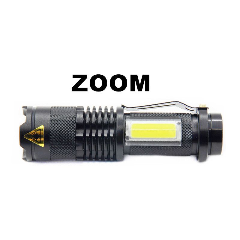 Linterna SK68 Mini LED XML-Q5 COB Portátil Compacta Potente 3 Modos Alta Durabilidad para Aventureros y Uso Diario
