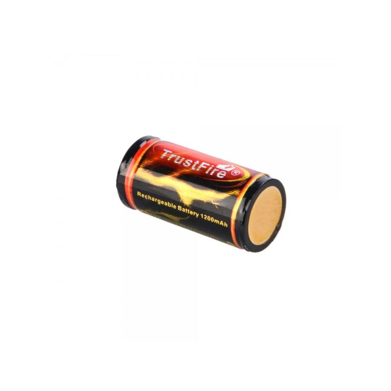 Batería TrustFire 18350 1200mAh 3.7V recargable sin efecto memoria ideal para linternas avanzadas y electrónicos personales