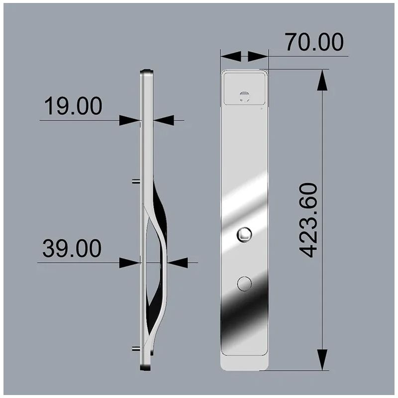 Cerradura Inteligente Tuya Wifi 3D Reconocimiento Facial Cámara de Seguridad Desbloqueo Biométrico Avanzado