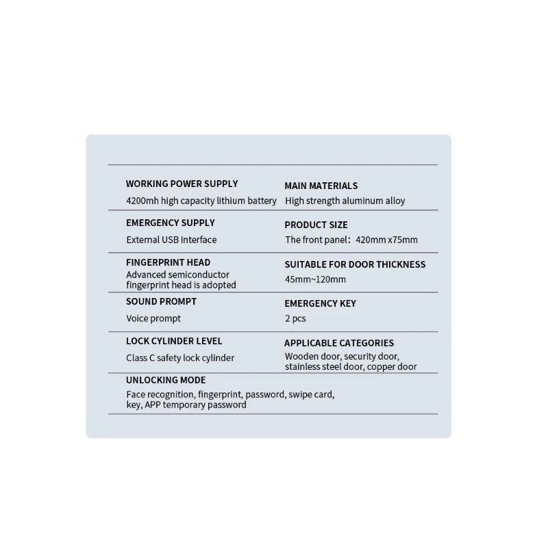 Cerradura de Puerta Inteligente 3D con Reconocimiento Facial Huella Digital y Control desde App Móvil